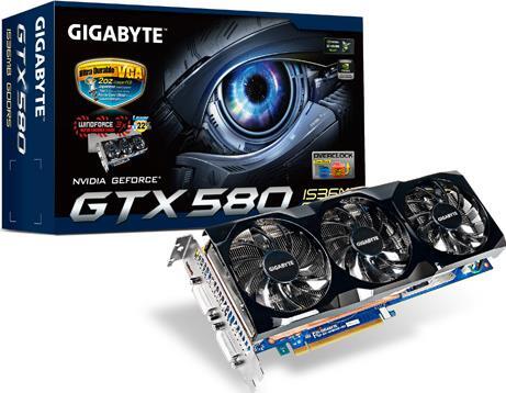 Placas de Vídeo - GV-N580UD-15I