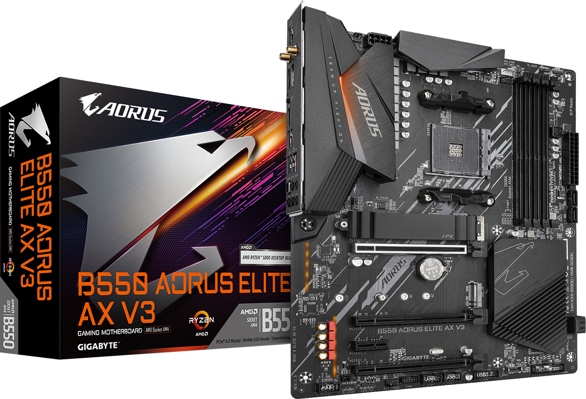 Plăci de bază - B550 AORUS ELITE AX V3