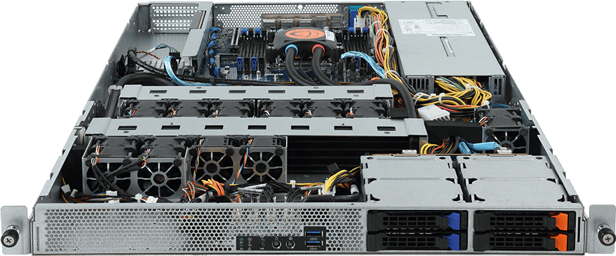 1U Intel® X299  Server System - Liquid Cooling Solution - R161-R12