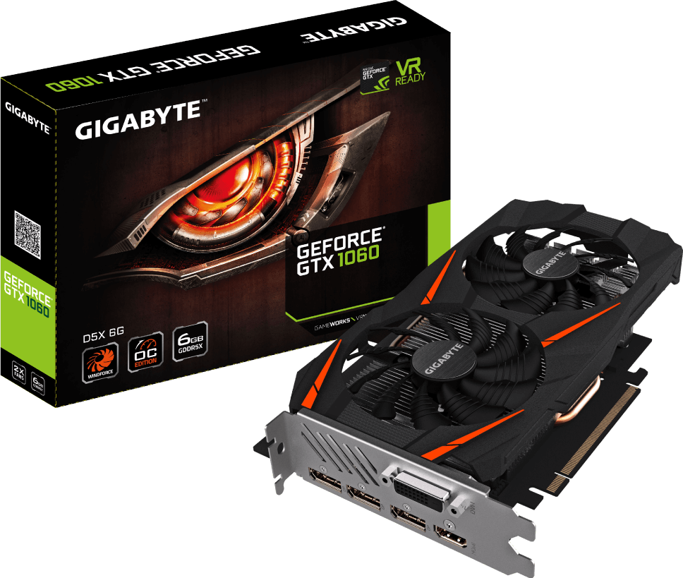 Graphics Card - GeForce® GTX 1060 WINDFORCE 2X OC D5X 6G