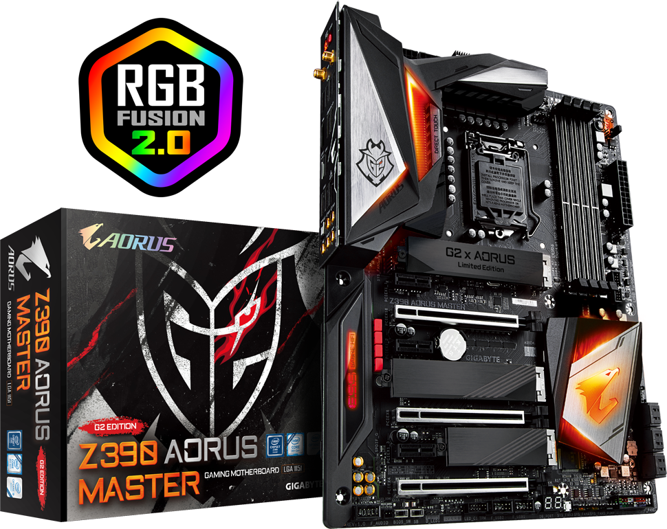 Moederbord - Z390 AORUS MASTER G2 Edition