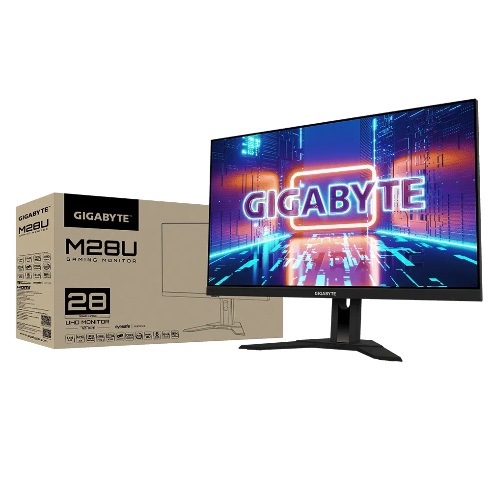 GIGABYTE M28U 4K ゲーミングモニター Amazon.com: Gigabyte M28U 28 4K UHD Edge LED Gaming LCD
