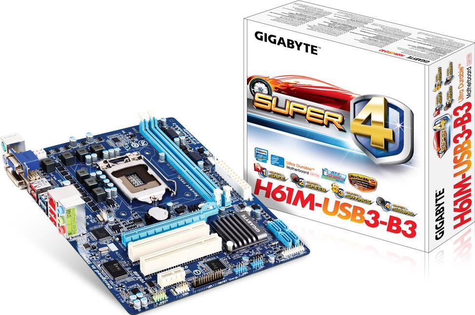 Motherboard - GA-H61M-USB3-B3