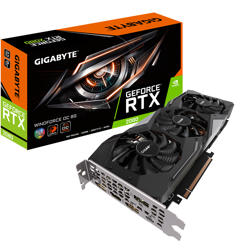 GeForce RTX™ 2080 WINDFORCE OC 8G - GIGABYTE Global