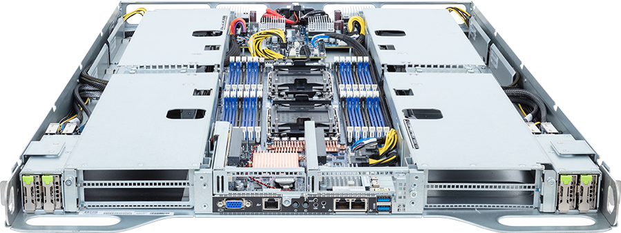 ORv3 GPU Server - 5th/4th Gen Intel® Xeon® Scalable - 1OU DP 4 x PCIe Gen5 GPUs Immersion - TO15-S40-IA01