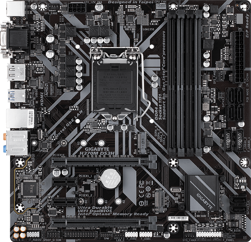 H370M DS3H (Rev. 1.0) - GIGABYTE U.S.A.