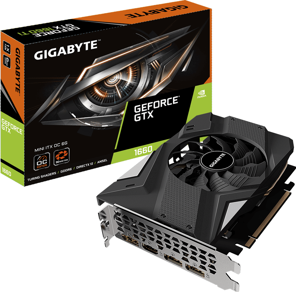 Graphics Card - GeForce® GTX 1660 MINI ITX OC 6G