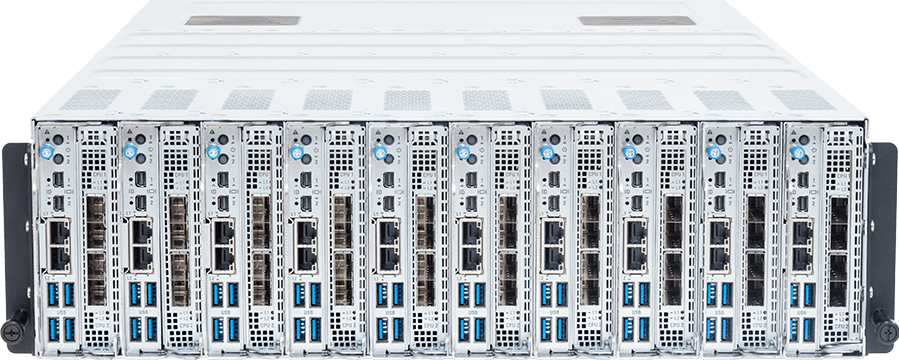 Blade Server - AMD EPYC™ 4005 & Ryzen™ 9000 Series Processors - 3U 10-Blade 20-Node UP DLC - B353-C60-LAS1