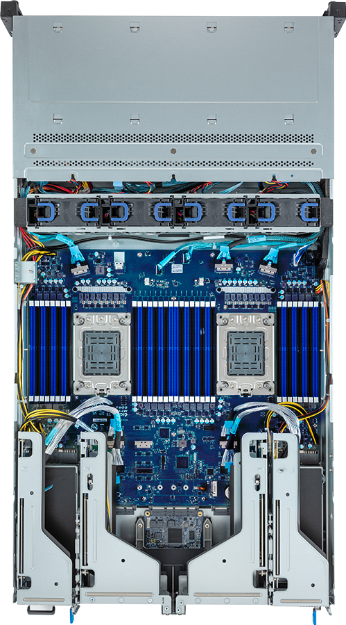 Rack Arm Server - Ampere® Altra® Max - 2U DP 12-Bay Gen4 NVMe/SATA - R282-P92