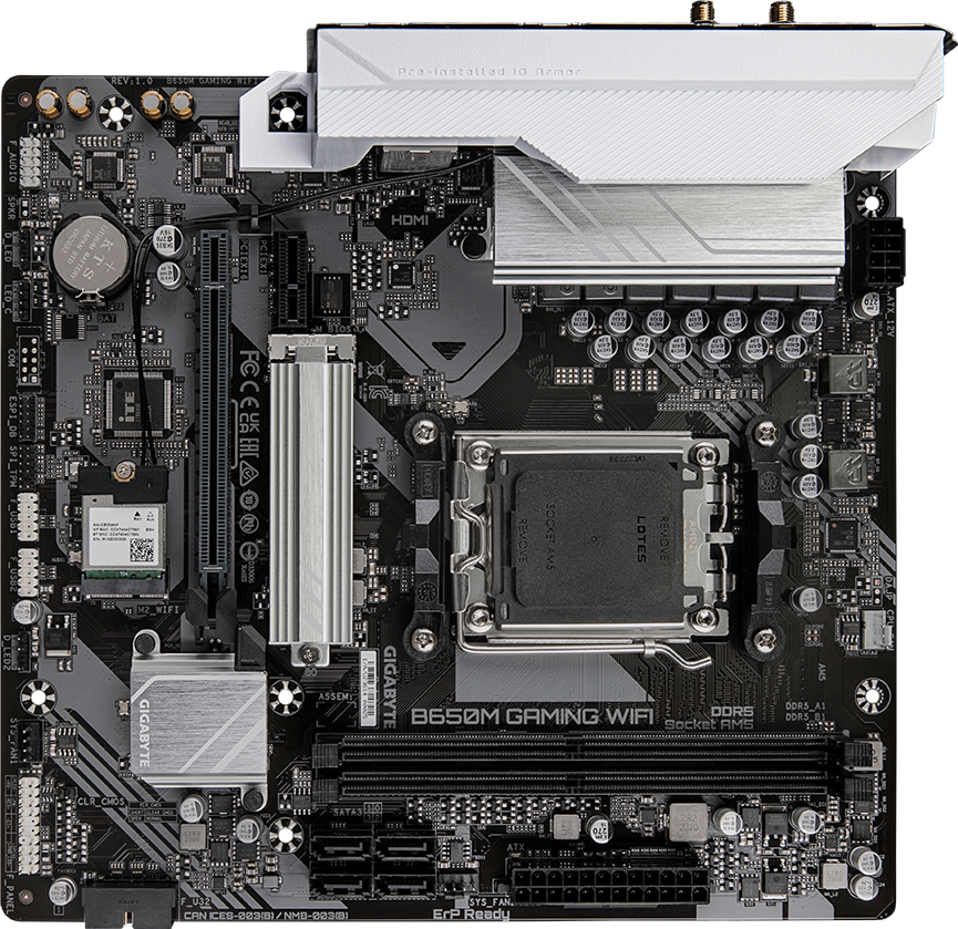 B650M GAMING WIFI (Rev. 1.2) - GIGABYTE Global
