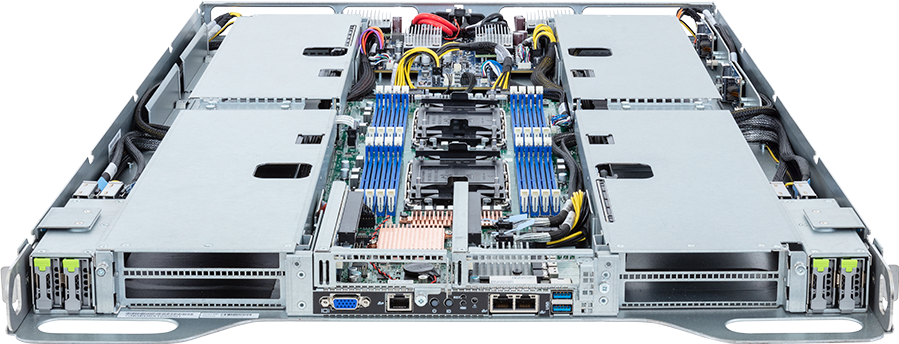 ORv3 GPU Server - 5th/4th Gen Intel® Xeon® Scalable - 1OU DP 8 x PCIe Gen5 GPUs Immersion - TO15-S41-IA01