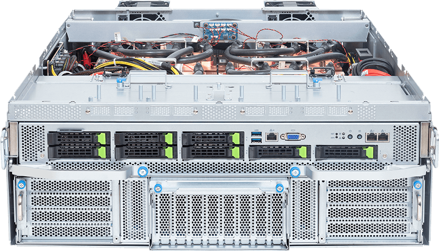 ORV3 GPU Server - AMD EPYC™ 9005/9004 Server Processors - 4OU, DP, AMD Instinct™ MI355X, DLC - TO46-ZX1-LA04