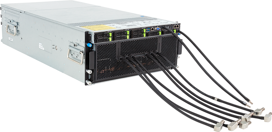 HPC/AI Server - AMD EPYC™ 9005/9004 - 5U DP NVIDIA HGX™ H100 8-GPU 8-Root Port DLC - G593-ZD1-LAX1