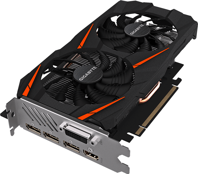 PCパーツ GIGABYTE GTX1060 6G WINDFORCE 2X GeForce® GTX 1060 WINDFORCE 2X OC D5X 6G - GIGABYTE Global