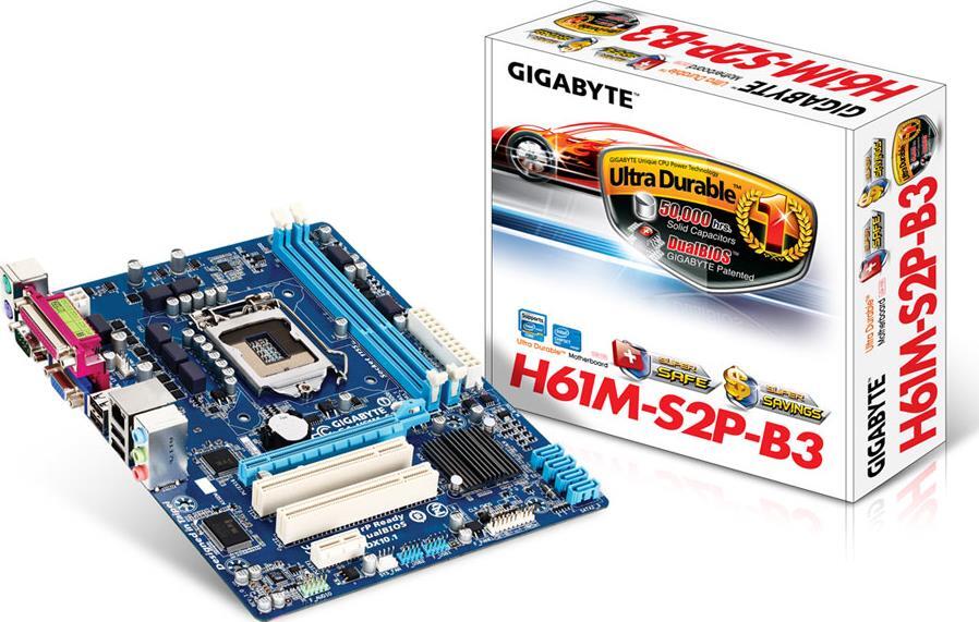 Motherboard - GA-H61M-S2P-B3