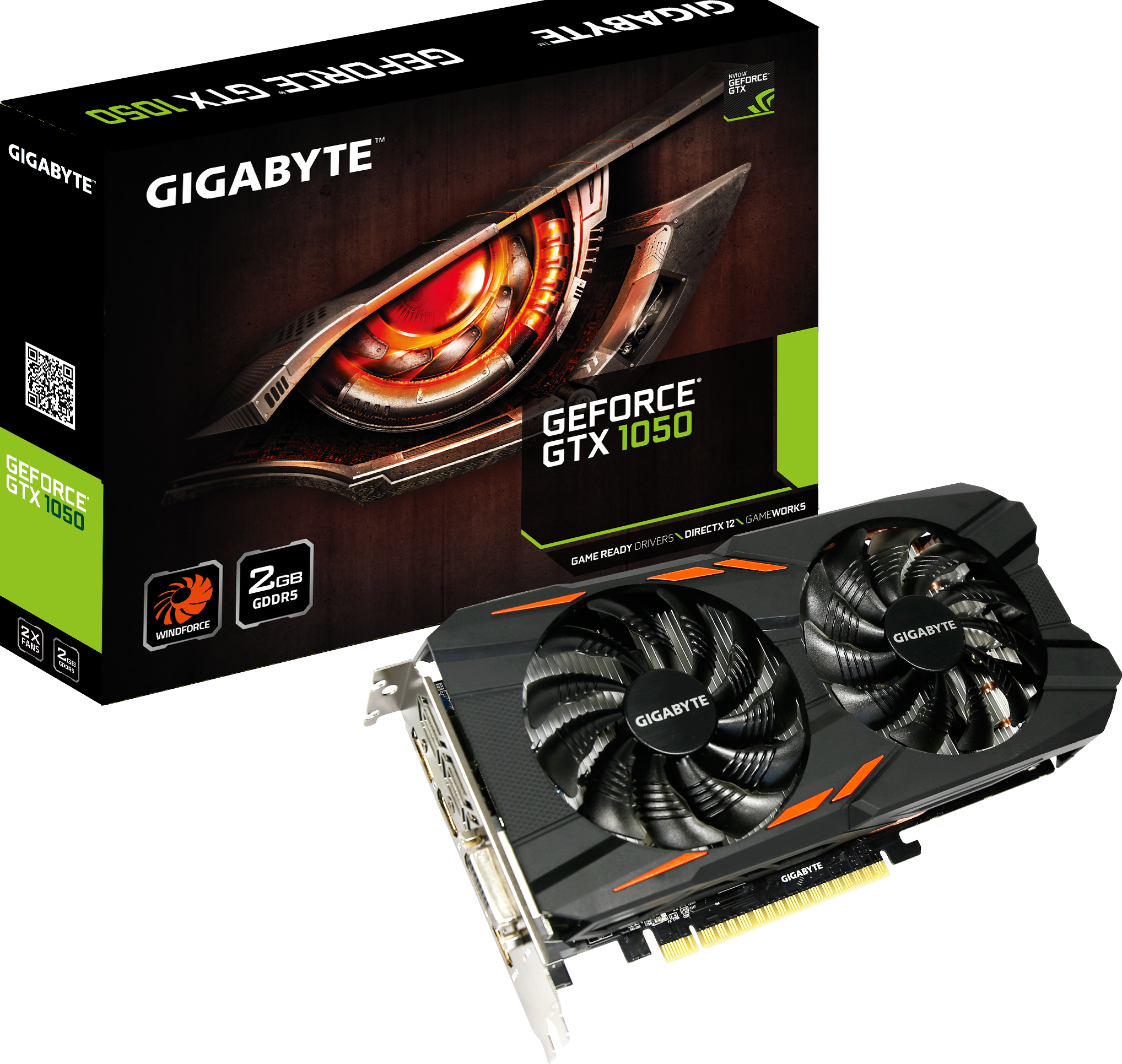 Graphics Card - GeForce® GTX 1050 Windforce 2G