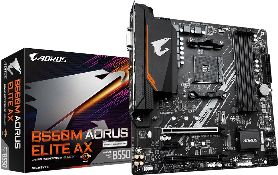 Motherboard - B550M AORUS ELITE AX