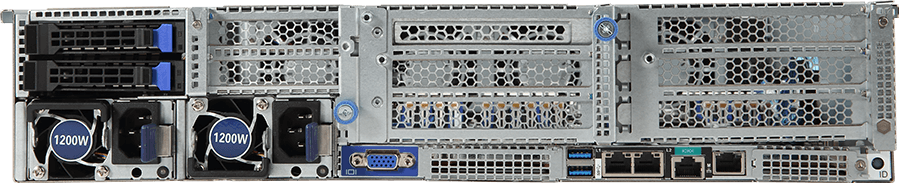 Rack Server - 2nd/1st Gen Intel® Xeon® Scalable - 2U DP 2 x PCIe Gen3 GPUs - R281-3C2