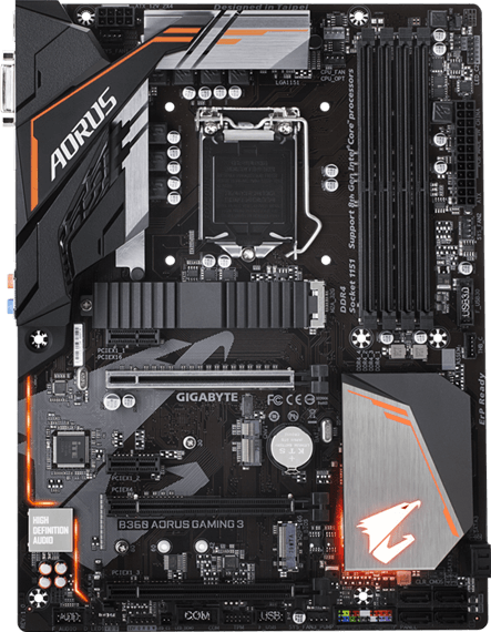 Tarjetas Madre - B360 AORUS GAMING 3
