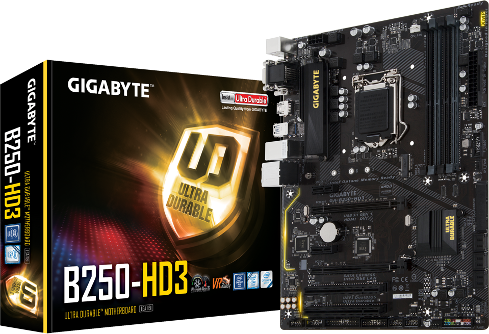 Системные платы - GA-B250-HD3