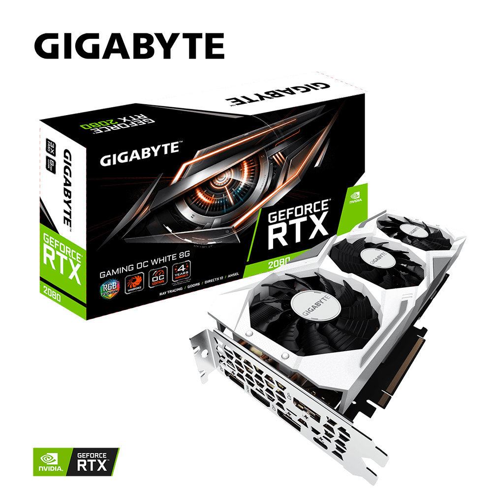 GeForce RTX™ 2080 GAMING OC WHITE 8G - GIGABYTE Global