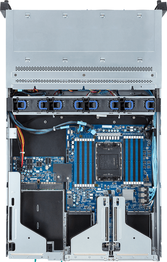Rack Server - 5th/4th Gen Intel® Xeon® Scalable - 2U UP 12-Bay Gen4 NVMe/SATA/SAS Titanium - R263-S30-AAH1