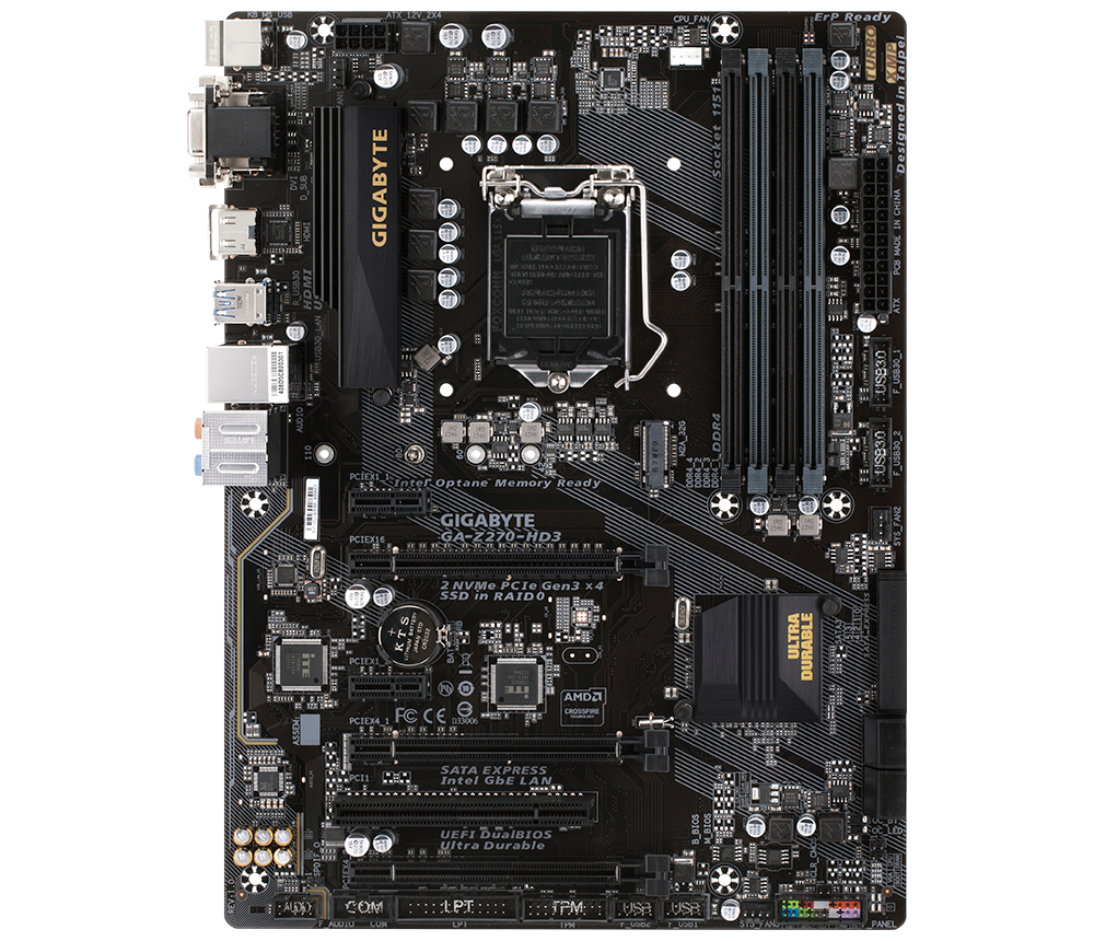 GIGABYTE Z270-HD3 Intel i7 7700K セット GA-Z270-HD3 (Rev. 1.0) - GIGABYTE Global