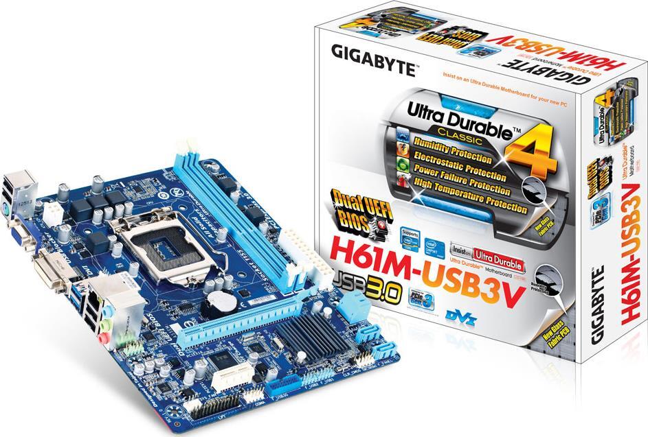 Motherboard - GA-H61M-USB3V