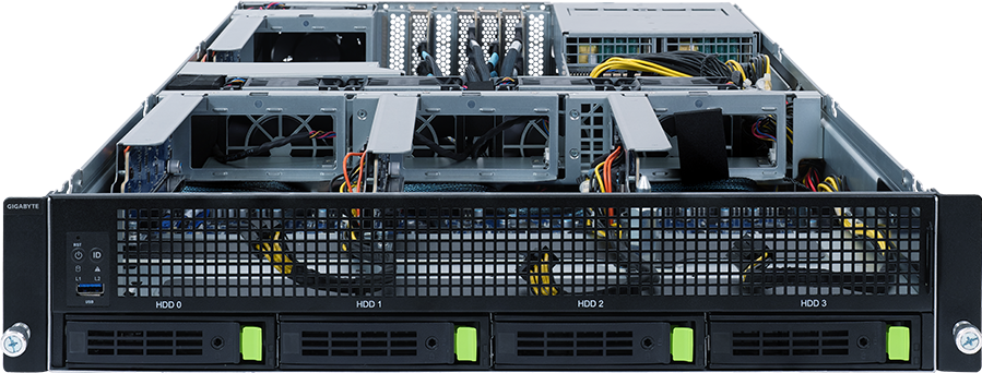 HPC/AI Arm Server - Ampere® Altra® Max - 2U UP 4 x PCIe Gen4 GPUs  - G242-P35