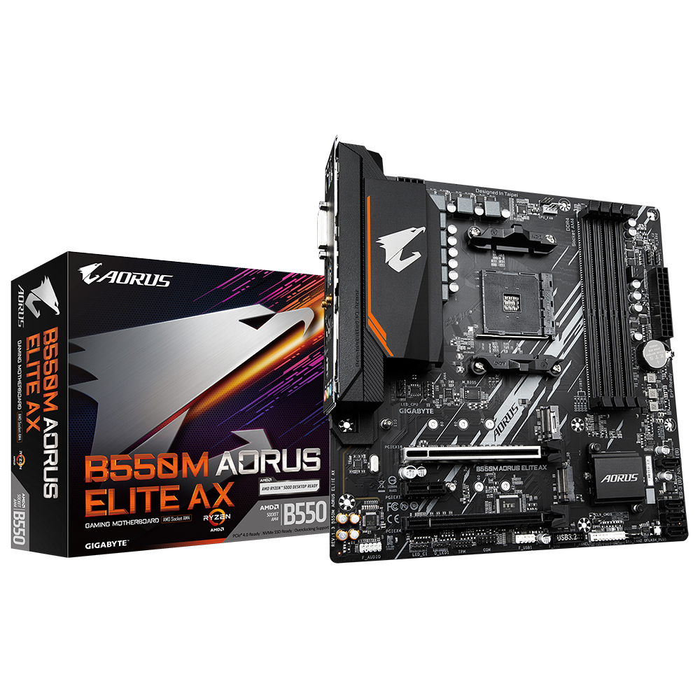 B550M AORUS ELITE AX (Rev. 1.3) - Преимущества | Материнские платы GIGABYTE