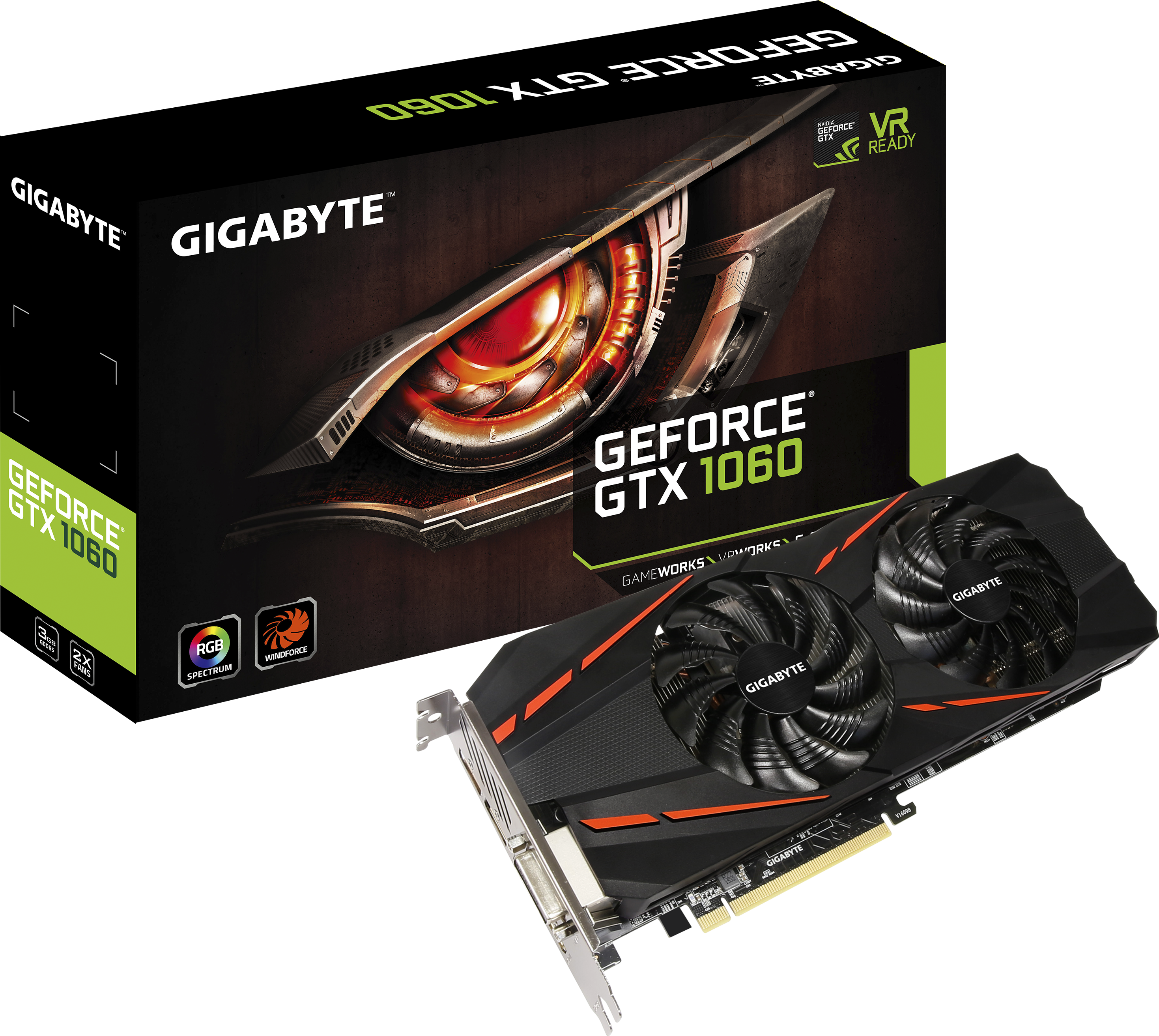 Видеокарты - GeForce® GTX 1060 D5 3G