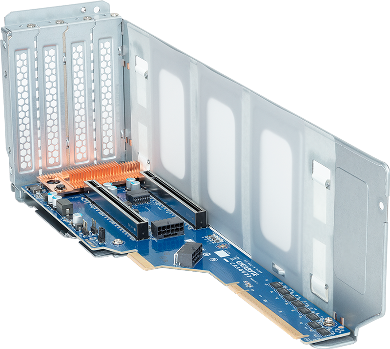 HPC/AI Server - AMD EPYC™ 9004 - 2U DP 8 x PCIe Gen5 GPUs (with PCIe switches) - G293-Z42-AAP1