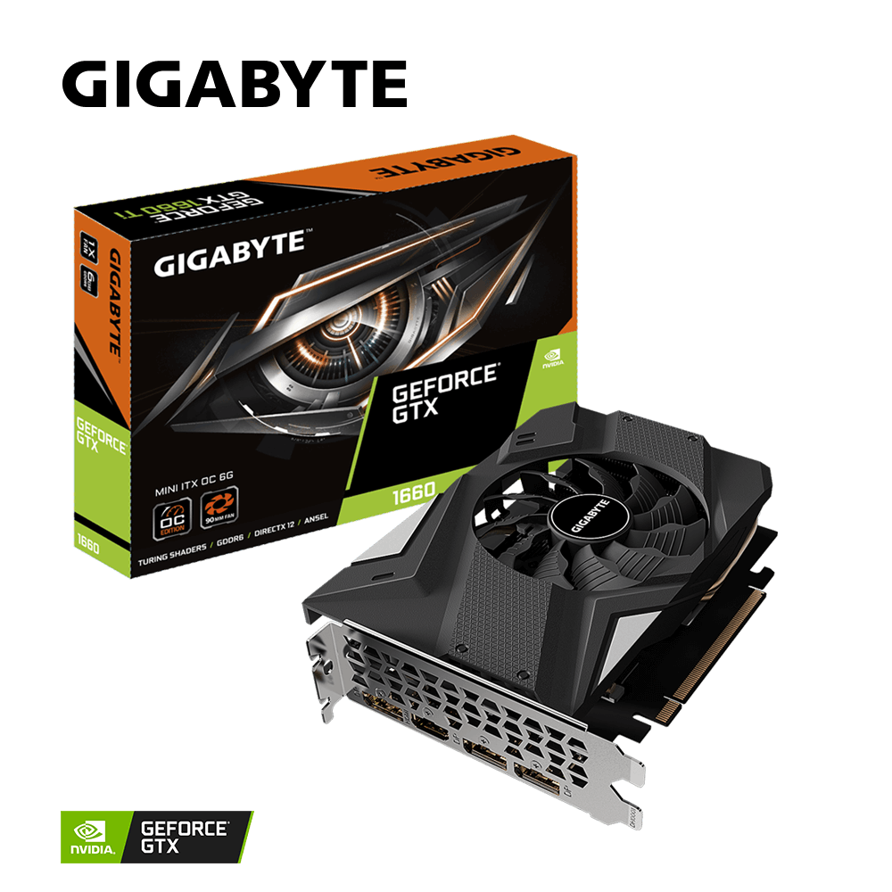 GeForce® GTX 1660 MINI ITX OC 6G - GIGABYTE Global