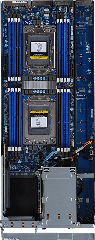 High Density Server - AMD EPYC™ 7003/7002 - 2U 4-Node DP 8-Bay Gen4 NVMe/SATA - H282-Z60