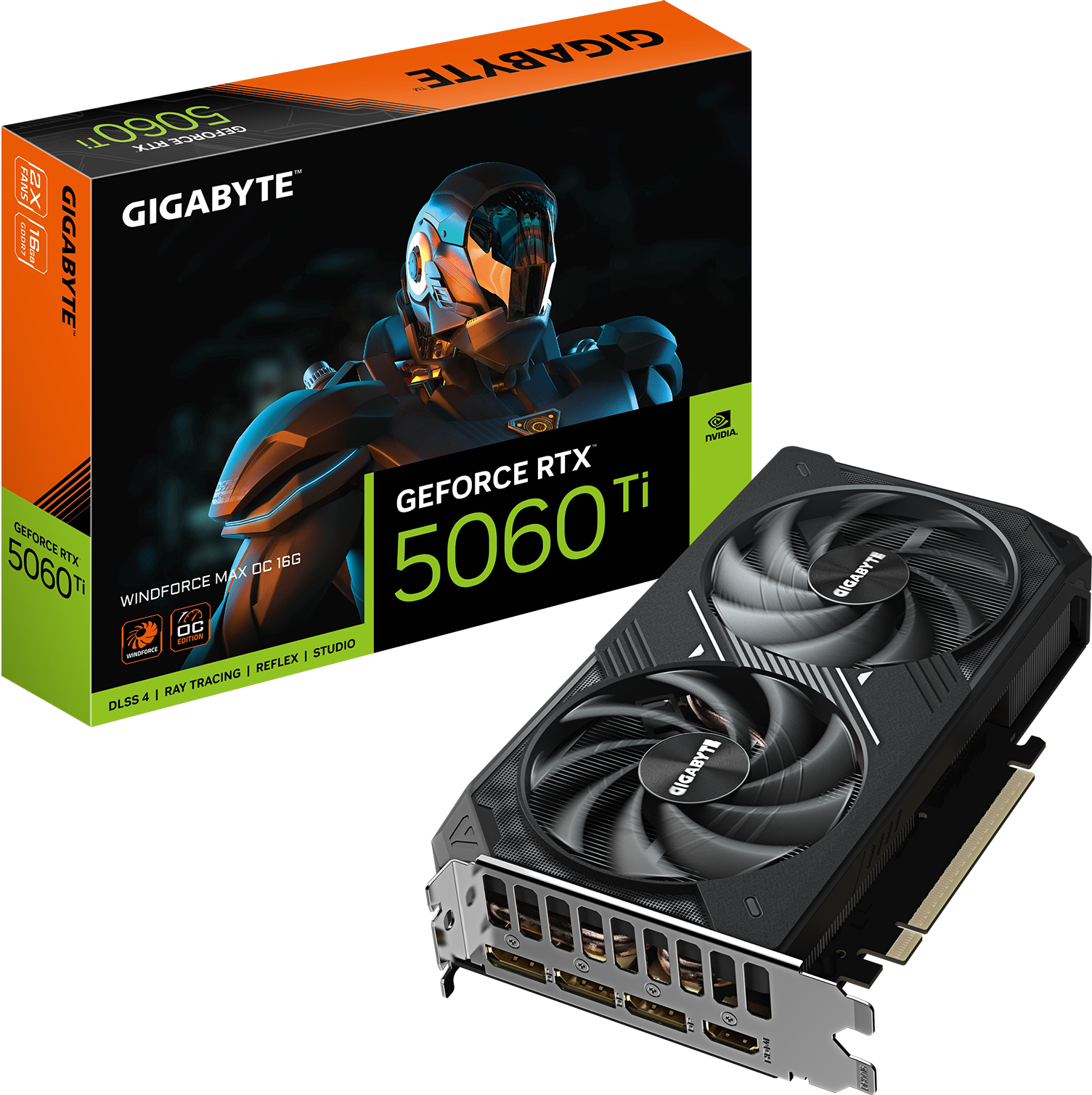 GeForce RTX™ 5060 Ti WINDFORCE MAX OC 16G