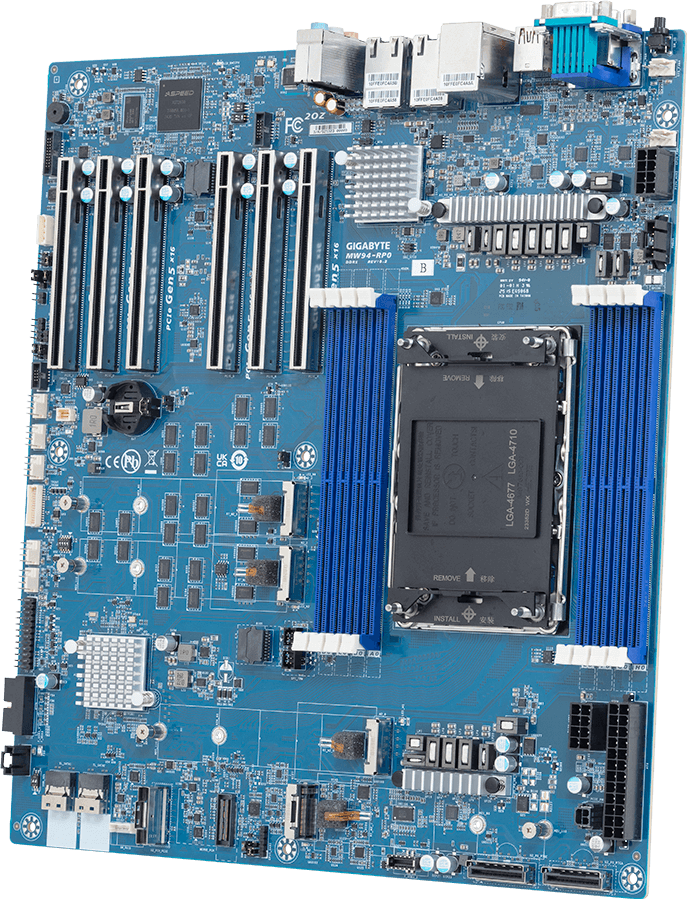 Motherboard - Intel® Xeon® 600 Processors for Workstations - E-ATX UP - MW94-RP0