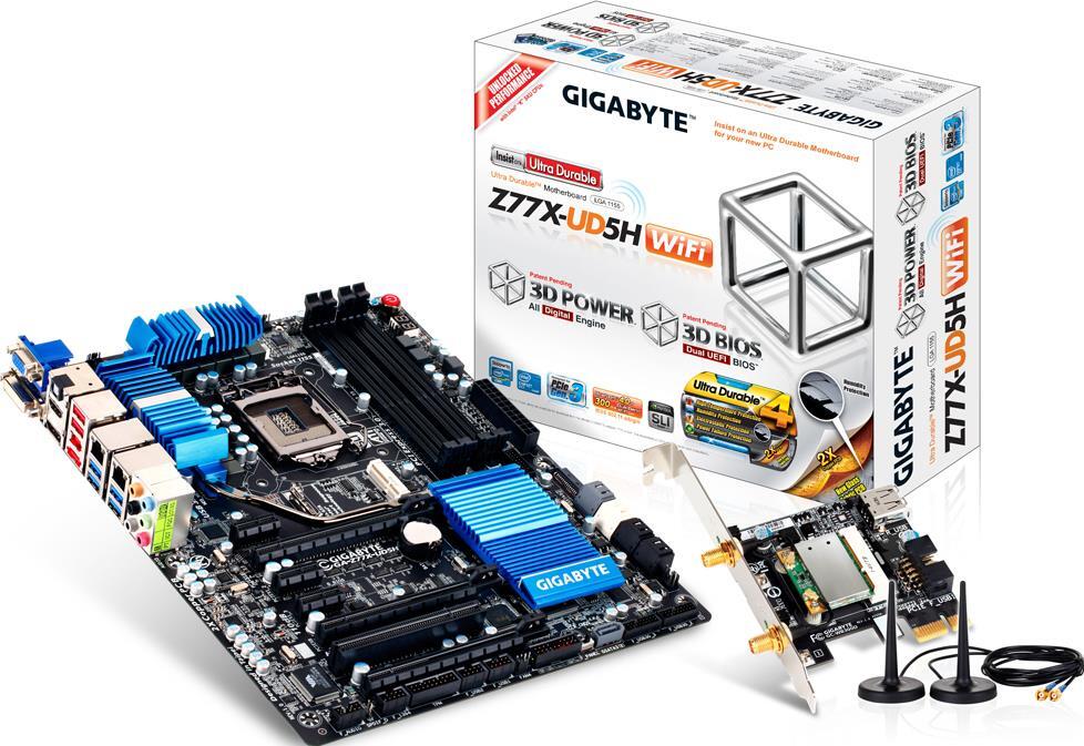 Motherboard - GA-Z77X-UD5H-WB WIFI