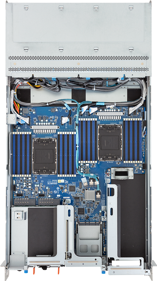 Rack Server - 5th/4th Gen Intel® Xeon® Scalable - 2U DP 4 x PCIe Gen5 GPUs Immersion - R283-SF0-IAL1