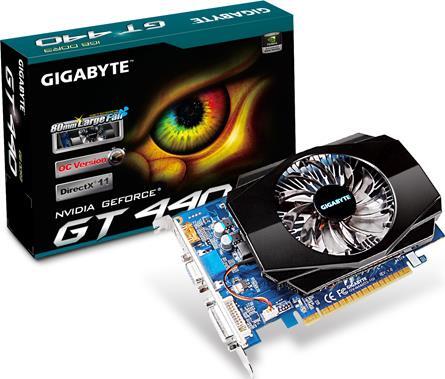 グラフィックスカード - GV-N440D3-1GI