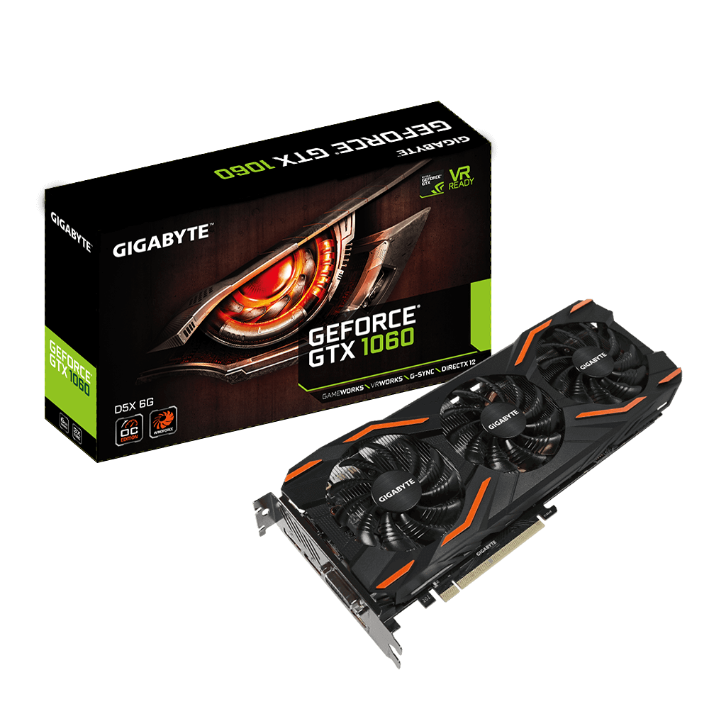 GeForce® GTX 1060 WINDFORCE OC D5X 6G - GIGABYTE Global
