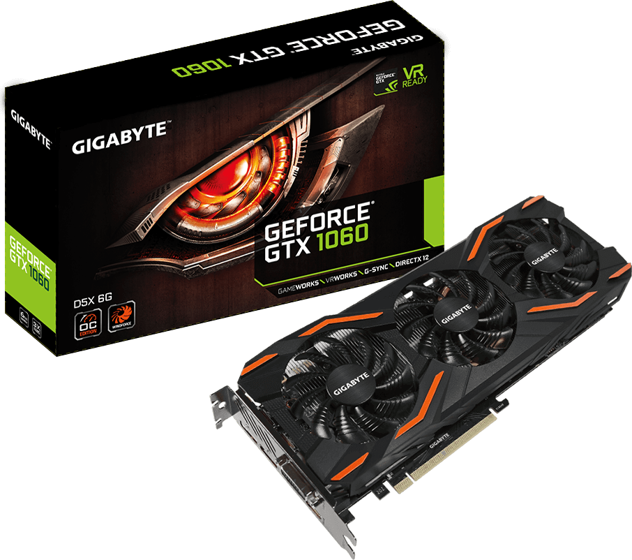 Graphics Card - GeForce® GTX 1060 WINDFORCE OC D5X 6G