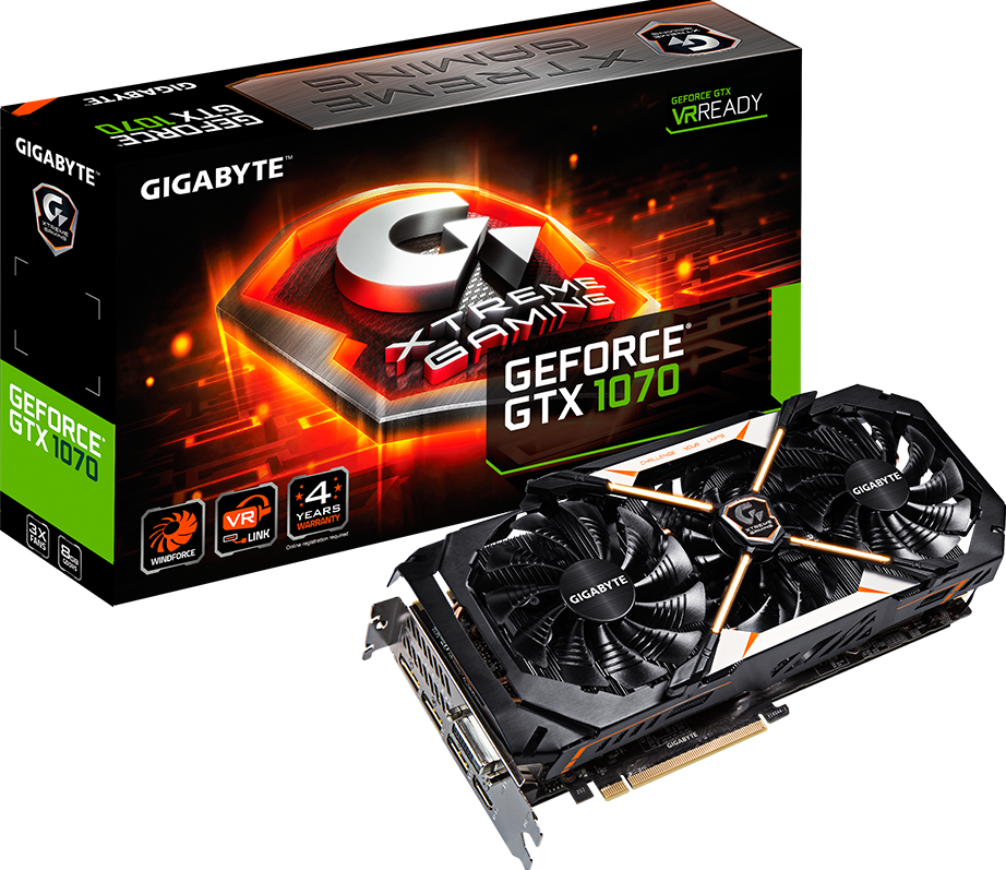 کارت گرافیکی - GeForce® GTX 1070 Xtreme Gaming 8G