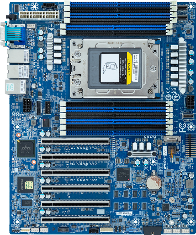 Motherboard - AMD EPYC™ 8004 - ATX UP 1Gb/s LAN - ME03-CE1