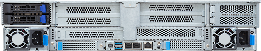 Rack Server - 5th/4th Gen Intel® Xeon® Scalable - 2U DP 12+2-Bay Gen4 NVMe/SATA/SAS Platinum - R283-S91-AAE1