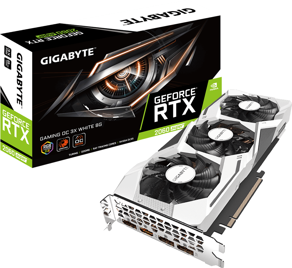 Graphics Card - GeForce® RTX 2060 SUPER™ GAMING OC 3X WHITE 8G