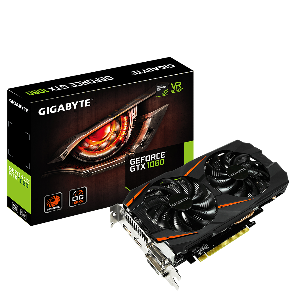GeForce® GTX 1060 WINDFORCE OC 3G - GIGABYTE Global