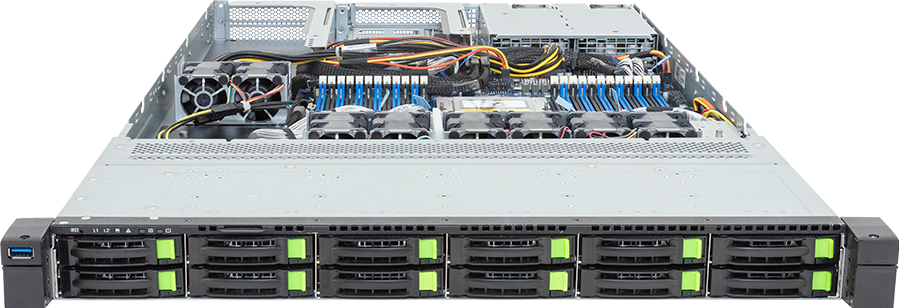 Rack Server - AMD EPYC™ 9005/9004 - 1U UP 1 x PCIe Gen5 GPU - R163-ZG2-AAJ2