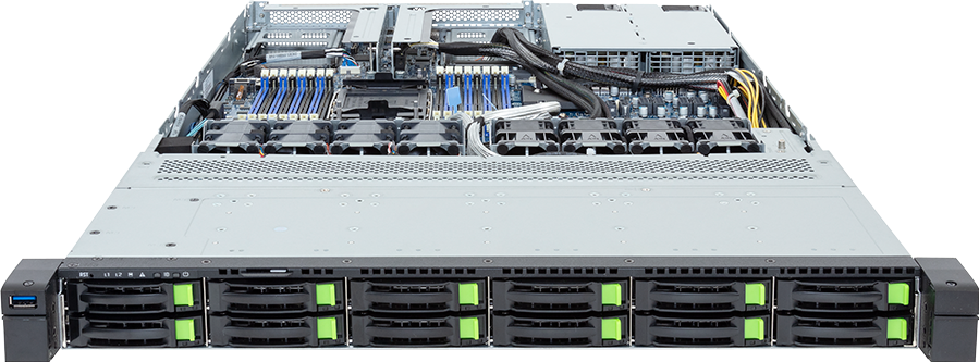 Rack Server - Intel® Xeon® 6 Processors - 1U UP 12-Bay Gen5 NVMe/SATA/SAS-4 - R164-S32-AAH1