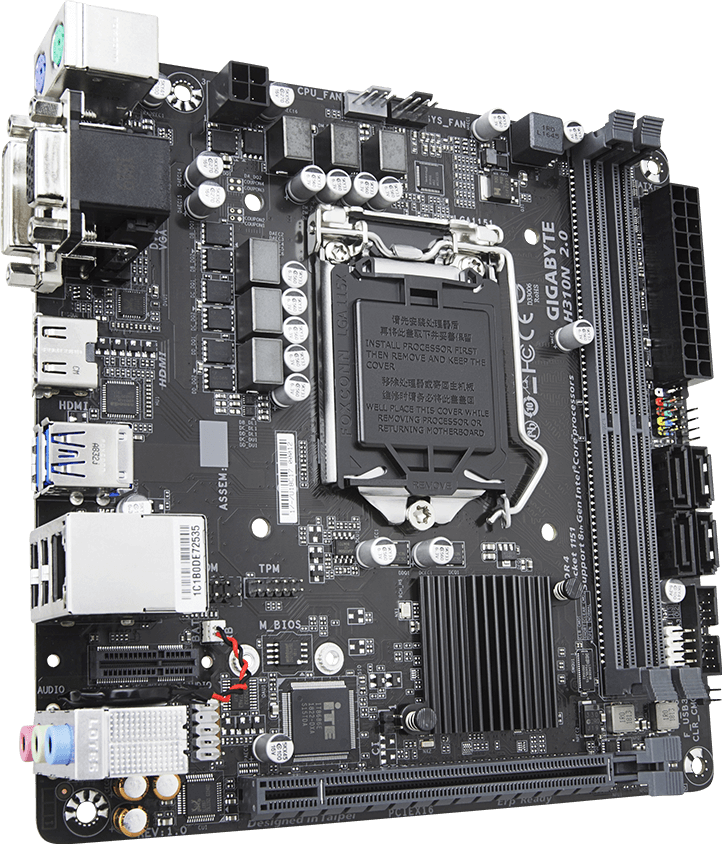 GIGABYTE H310N 2.0 マザーボード H310N 2.0 (Rev. 1.0) - GIGABYTE Global