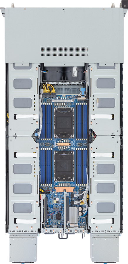 HPC/AI Server - Intel® Xeon® 6 Processors - 2U DP 16 x PCIe Gen5 GPUs (with PCIe switches) - G294-S43-AAP2